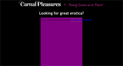 Desktop Screenshot of carnal-pleasures.com
