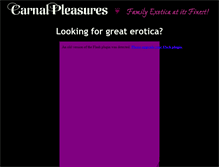 Tablet Screenshot of carnal-pleasures.com
